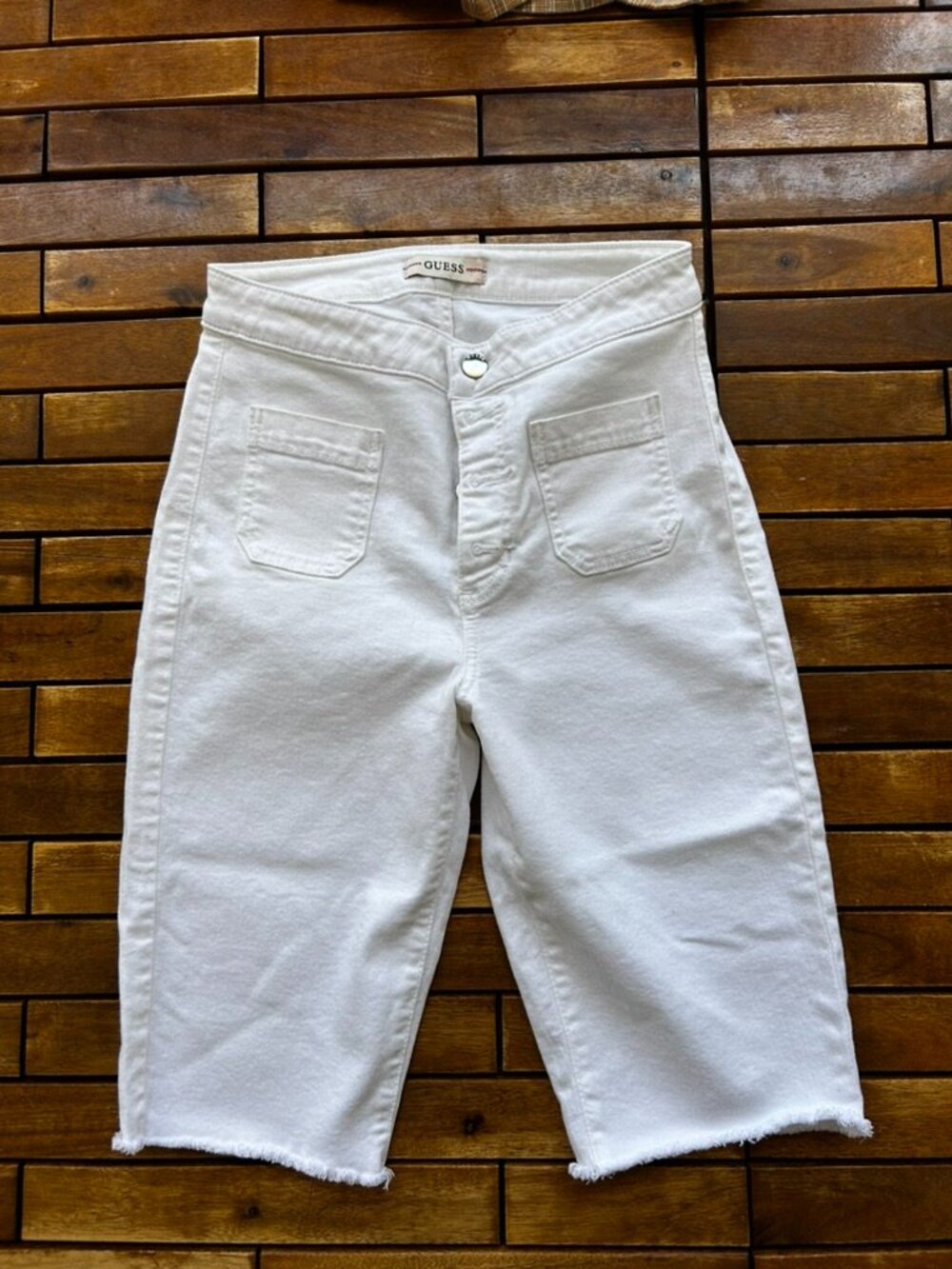 Guess High Waisted Jean Shorts